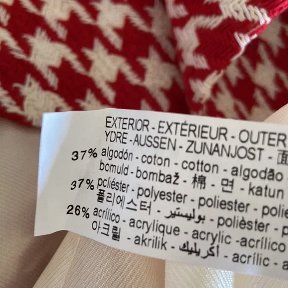 ZARA houndstooth textured collarless blazer blogger favorite - Picture 7 of 7